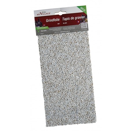 Gravel (in sheets) White 30 x 14 cm