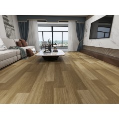 Pavimento In Spc Effetto Legno - Rovere Chocolate Unionwood