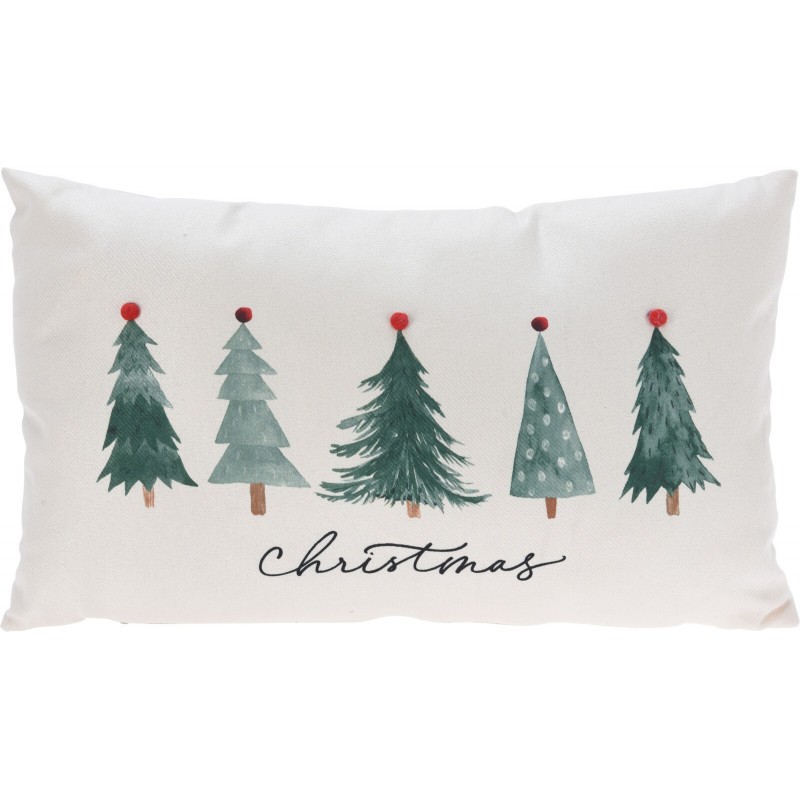 Cuscino Decoravito Alberi Natale 30x50 Cm. Pezzo Singolo Cuscino Decoravito Alberi Natale 30x50 Cm. Pezzo Singolo