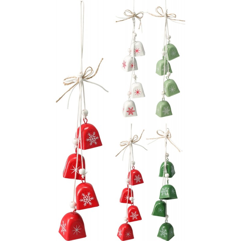 Square Bell Garland 38 cm. Single Piece Square Bell Garland 38 cm. Single Piece