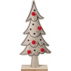Albero di Natale in Feltro 34 cm. Pezzo Singolo