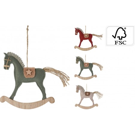 Cavallo a Dondolo 15 cm. Pezzo Singolo