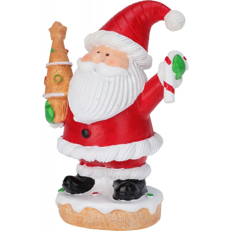 Babbo Natale in Resina 10x14 cm. Pezzo Singolo