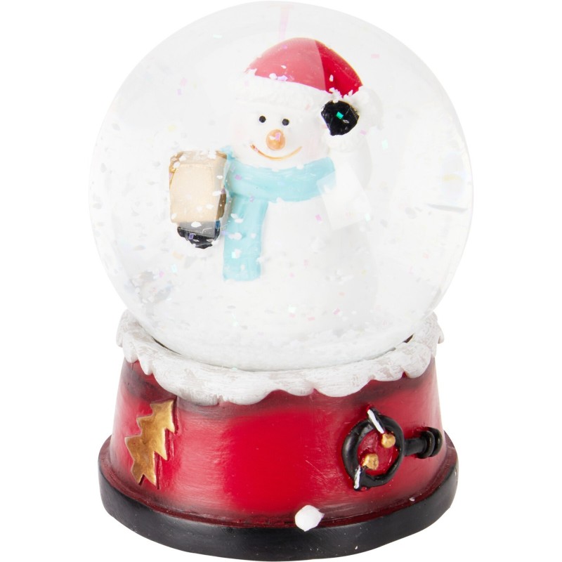 Palla di Neve di Natale 8,5 cm. Pezzo Singolo