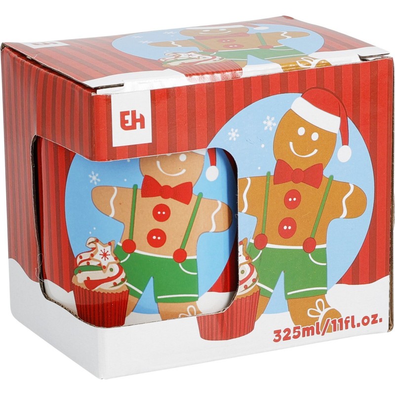 Tazza di Natale in Ceramica 325 ml. Pezzo Singolo Tazza di Natale in Ceramica 325 ml. Pezzo Singolo