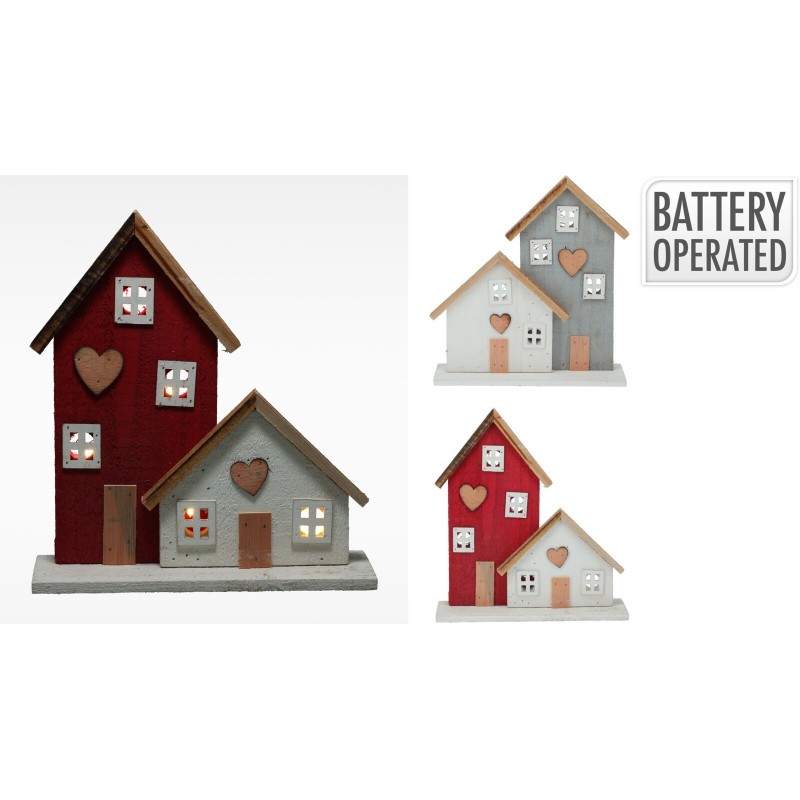 Illuminated House 28 cm. Single Piece Illuminated House 28 cm. Single Piece