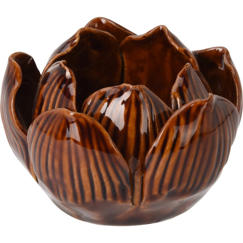 Lotus Flower Tea Light Holder 8x5 cm. Single Piece Lotus Flower Tea Light Holder 8x5 cm. Single Piece