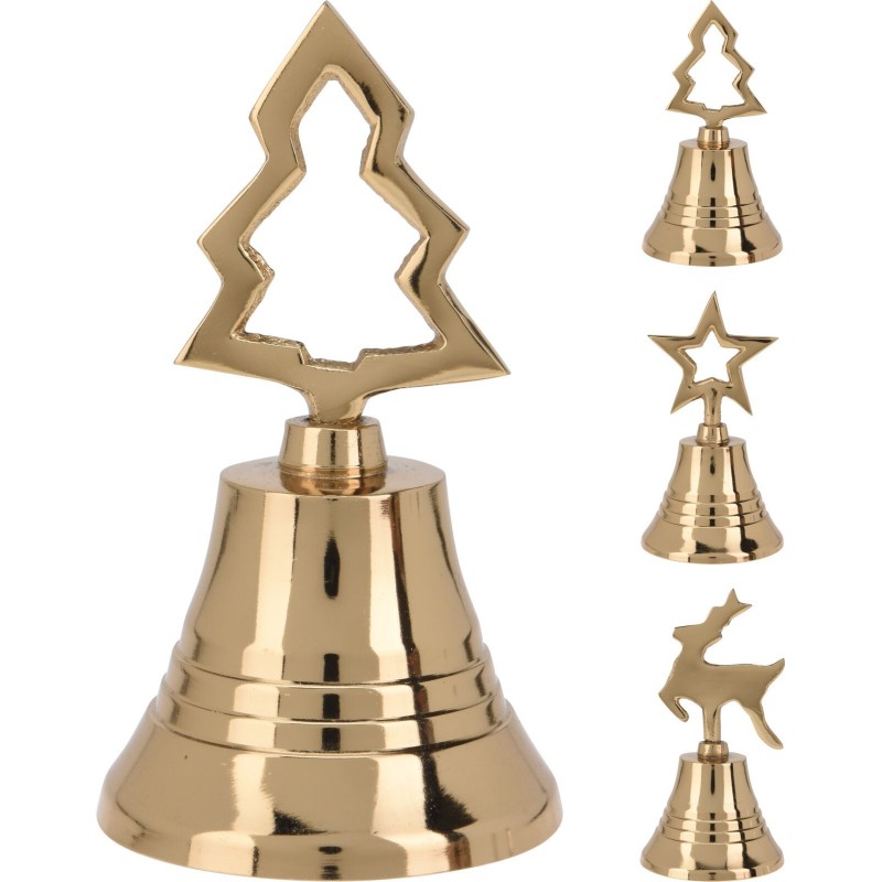 Campanella in Alluminio 5x10 Cm Oro. Pezzo Singolo