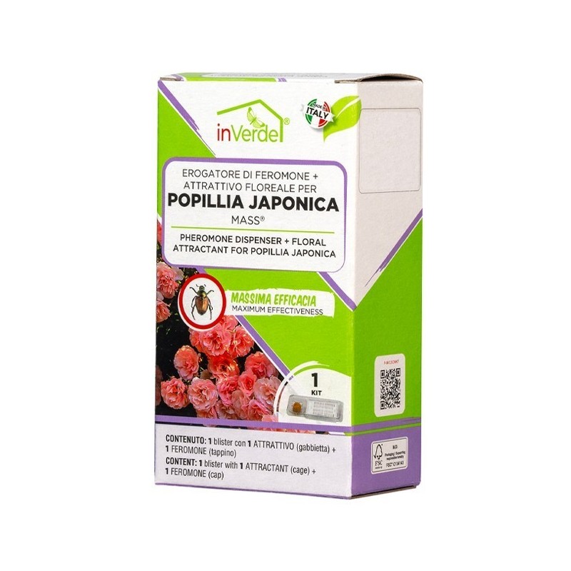 InVerde Pheromone and Attractant Dispenser for Popillia Japonica InVerde Pheromone and Attractant Dispenser for Popillia Japonica