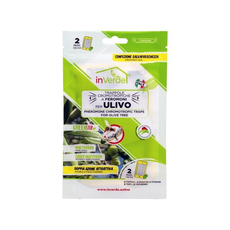 InVerde Chromotropic Adhesive Trap for Olive Trees InVerde Chromotropic Adhesive Trap for Olive Trees