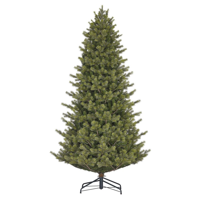 Albero di Natale Clive Slim Verde h185 Ø104cm PE+PVC