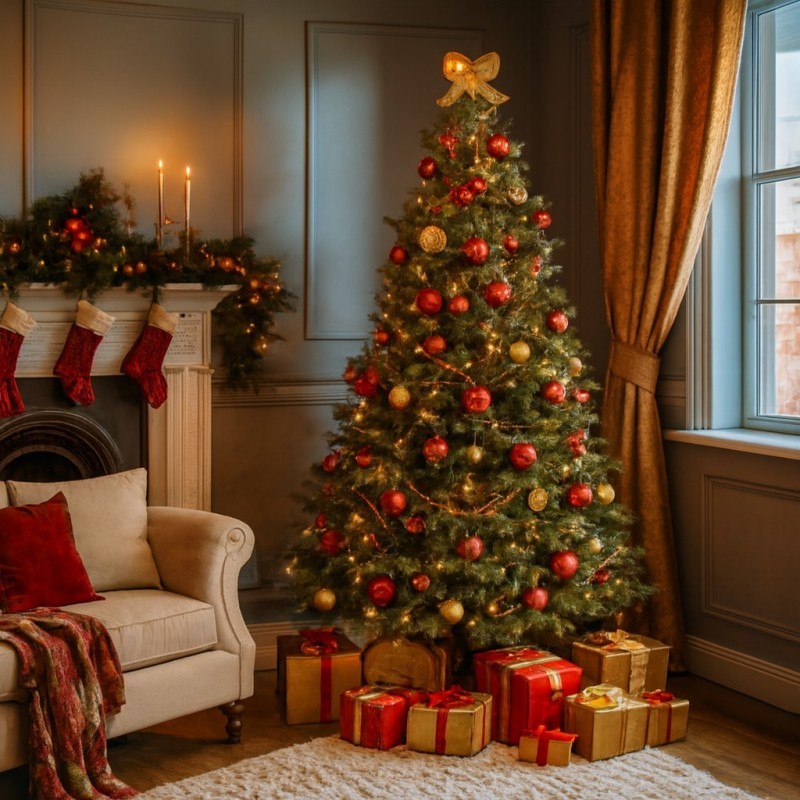 Clive Slim Green Christmas Tree h185 Ø104cm PE+PVC Clive Slim Green Christmas Tree h185 Ø104cm PE+PVC