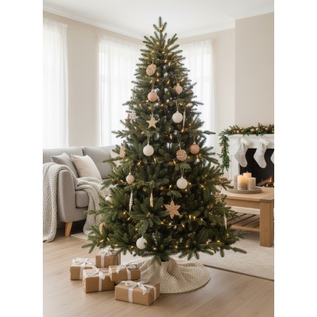 Albero di Natale Noble pine Verde dim 210 cm
