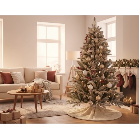 Albero di Natale Trondheim Illuminato h120Ø65cm PE+PVC