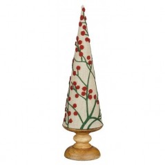 Albero di Natale Decorato Color Bianco 40 cm