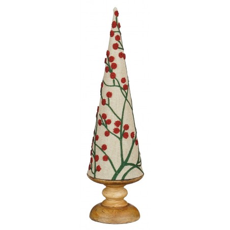 Albero di Natale Decorato Color Bianco 40 cm