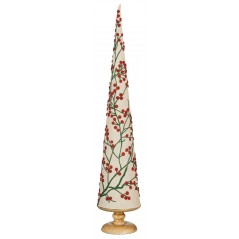 Albero di Natale Decorato Color Bianco 78 cm