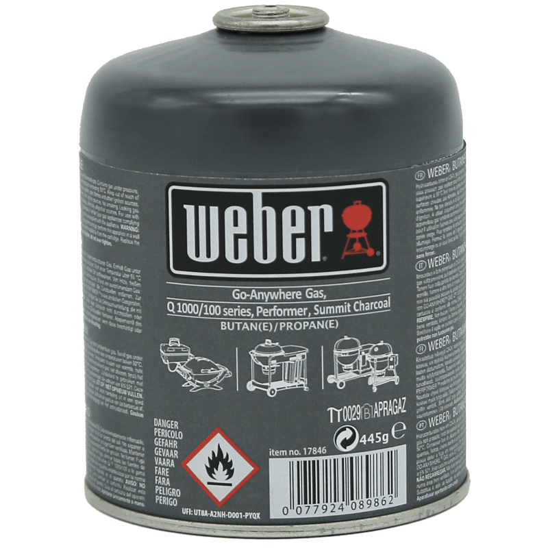 Cartuccia gas Weber 445 g Cod. 17846