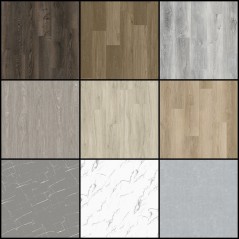 Campione di Pavimento In Spc Effetto Legno / Pietra Unionwood