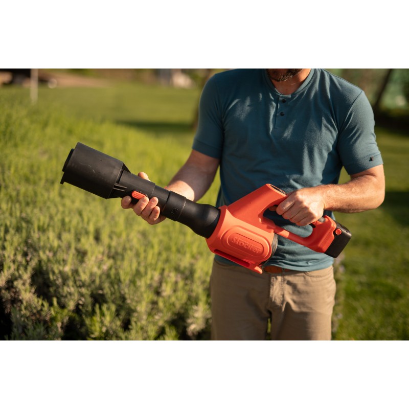 Stocker Soffiatore a batteria 21 V senza batteria, senza caricabatterie Stocker Soffiatore a batteria 21 V senza batteria, senza caricabatterie