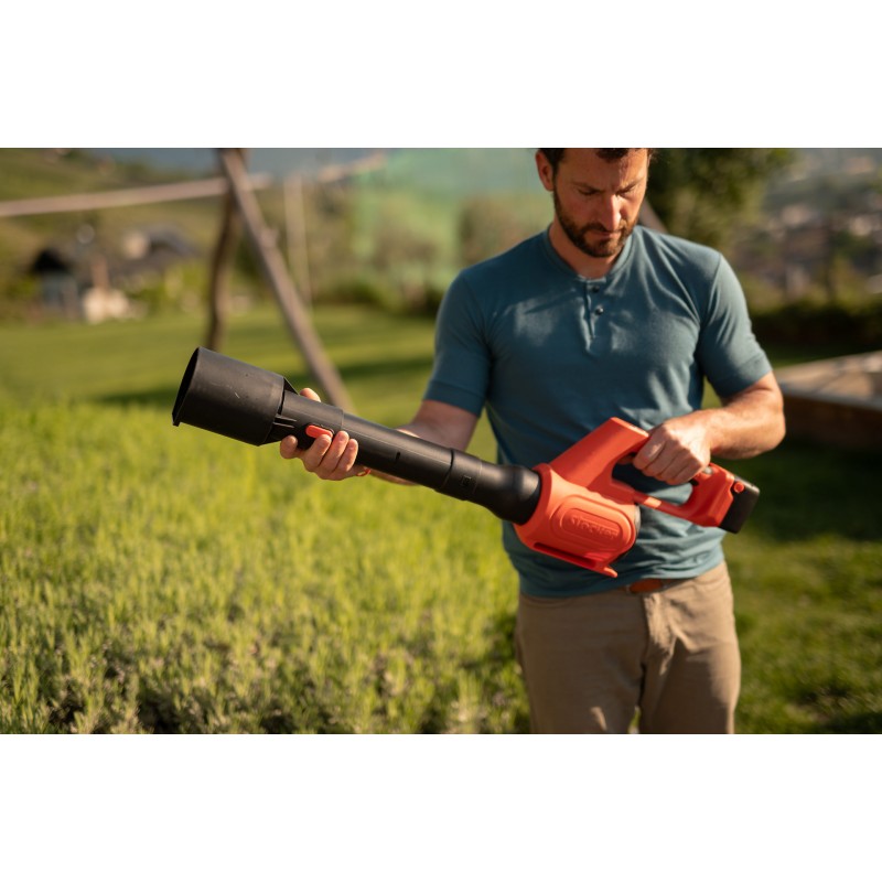 Stocker Soffiatore a batteria 21 V senza batteria, senza caricabatterie Stocker Soffiatore a batteria 21 V senza batteria, senza caricabatterie
