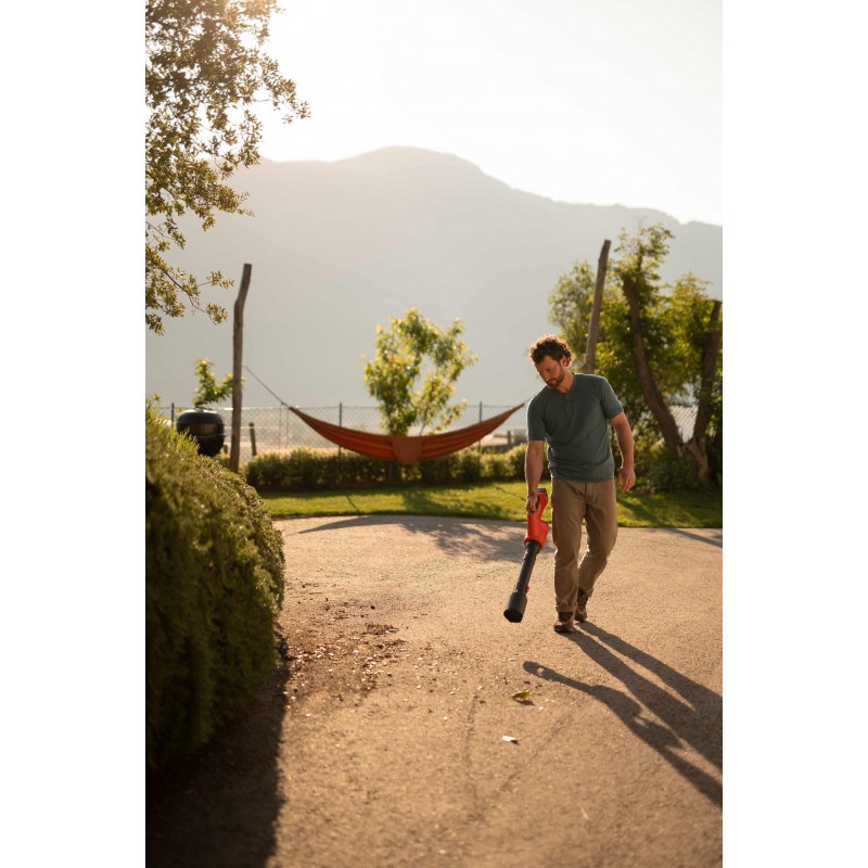 Stocker Soffiatore a batteria 21 V senza batteria, senza caricabatterie Stocker Soffiatore a batteria 21 V senza batteria, senza caricabatterie