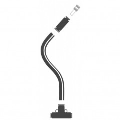 Kit direzionamento ugelli Stocker Geyser 50 cm - 2 Tubi flessibili, senza ugelli