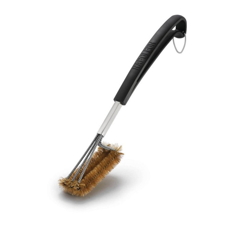 Napoleon Three-Row Brass Brush for Cast Iron Grills code 62062