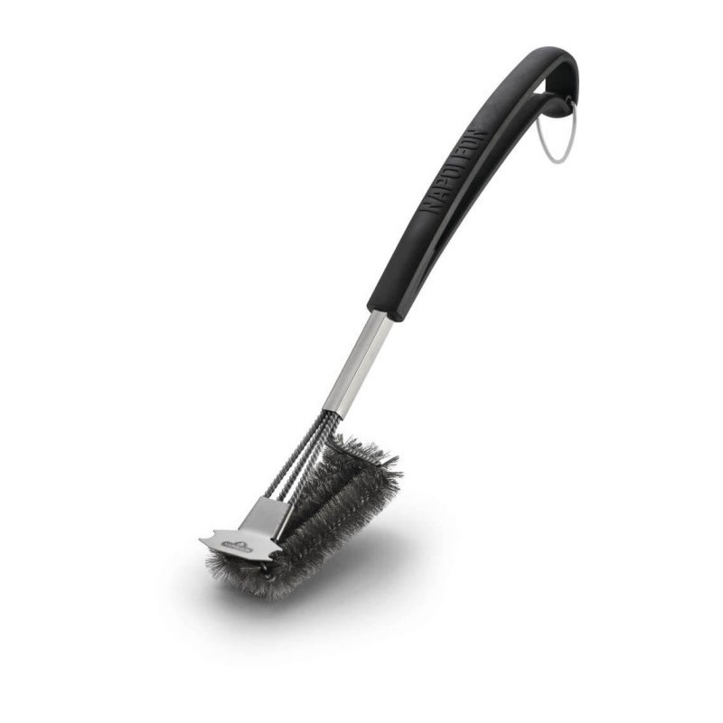 Napoleon 62063 Stainless Steel Three-Row Grill Brush Napoleon 62063 Stainless Steel Three-Row Grill Brush