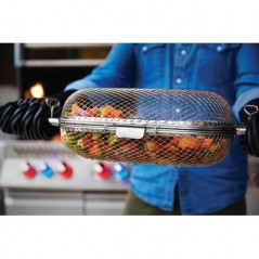 Stainless Steel Basket for Napoleon Rotisserie Ref. 64000