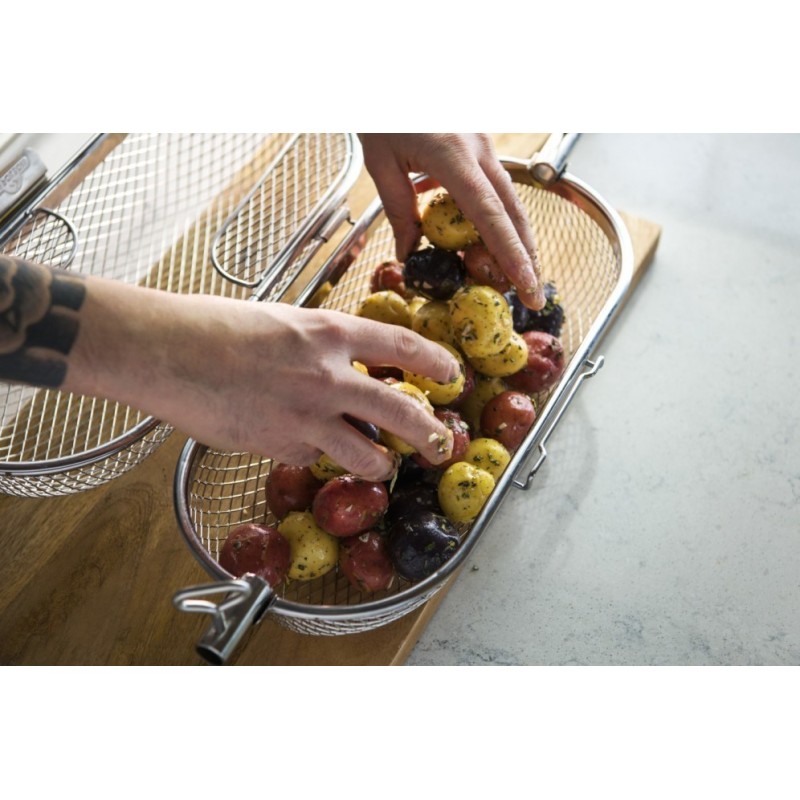 Stainless Steel Basket for Napoleon Rotisserie Ref. 64000 Stainless Steel Basket for Napoleon Rotisserie Ref. 64000