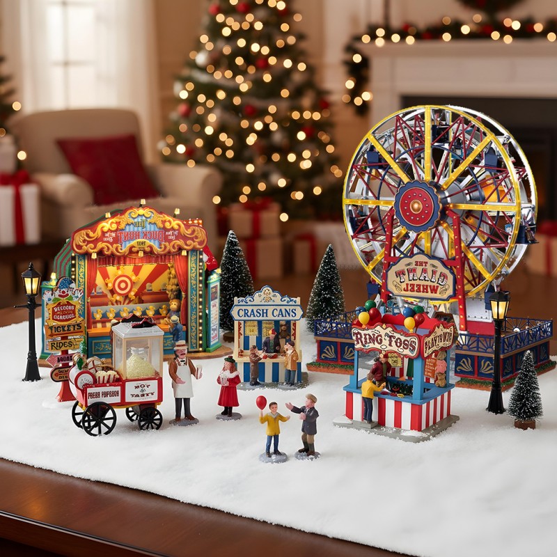 Lemax Luna Park Pack con Neve in Omaggio