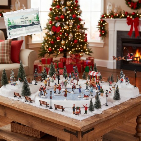 Lemax Skating Deluxe Pack with Free Snow