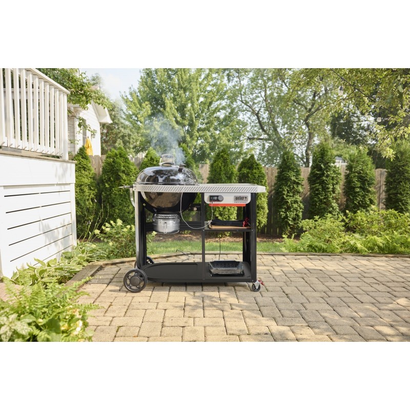 Weber Charcoal Barbecue Performer Premium Smart Ø 57 cm Black Cod. 1501631