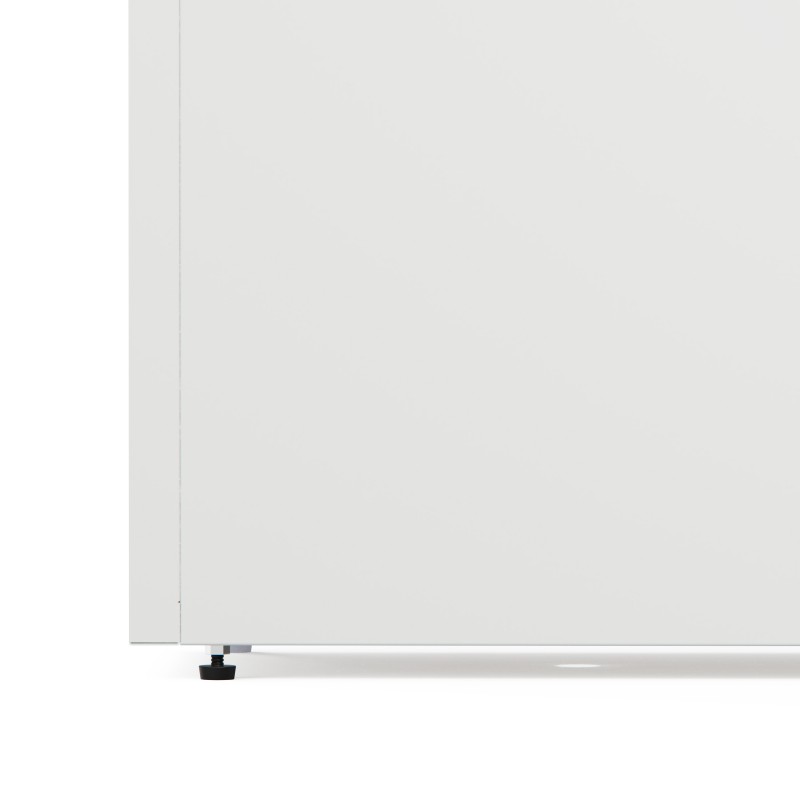 Fioriera Alta Herstera PLANTER DIVIDER 40 in Metallo colore Bianco 100x40x80 cm