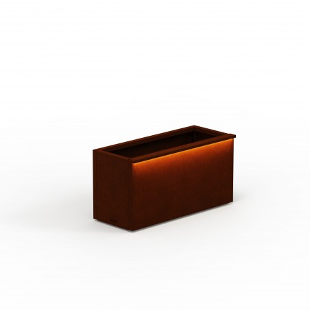 Supporto Magnetico Herstera per Luci in Corten per Fioriere CORTEN 40 - 150x7x3cm