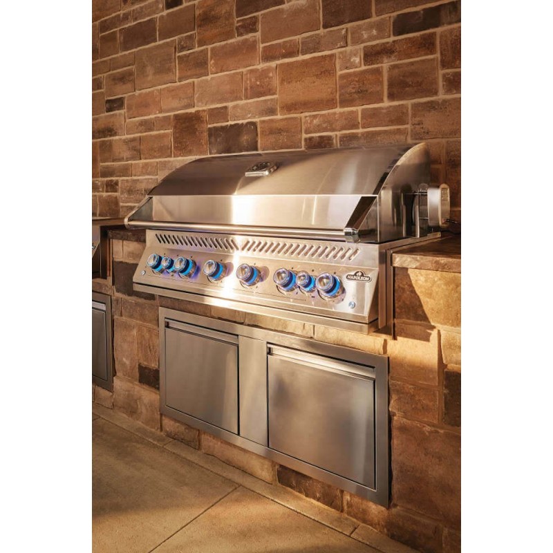 Napoleon built-in gas barbecue BUILT-IN 700 44 stainless steel code BIG44RBPSS