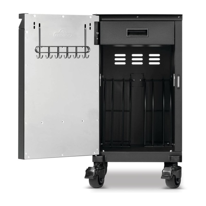 Set of 2 Under Grill Storage for Napoleon Prestige Phantom 500 Black code 68004