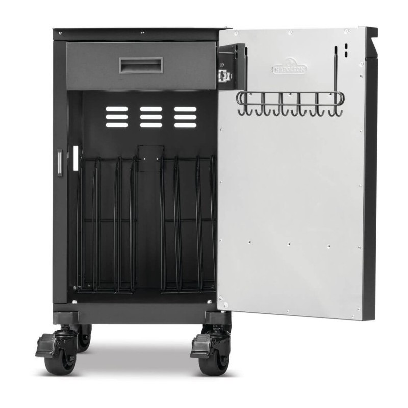 Set of 2 Under Grill Storage for Napoleon Prestige Phantom 500 Black code 68004