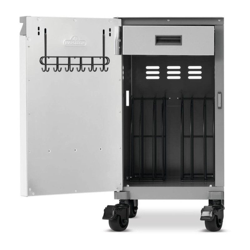 Set di 2 Carrelli per Barbecue Napoleon Prestige 500/665 Inox cod. 68003