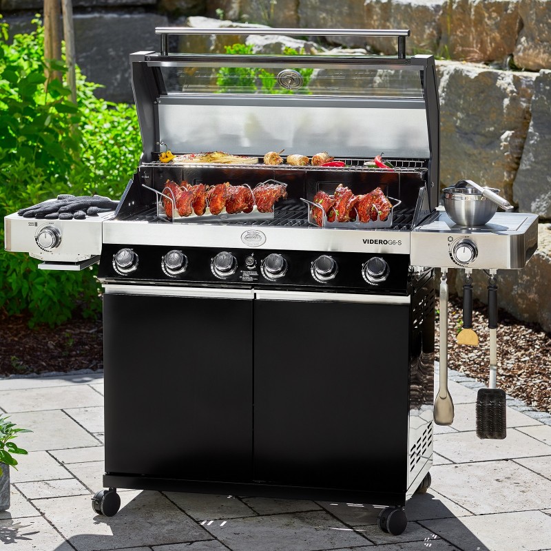 Rösle Gas Barbecue Station VIDERO G6-S Vario+ Black cod. 250532