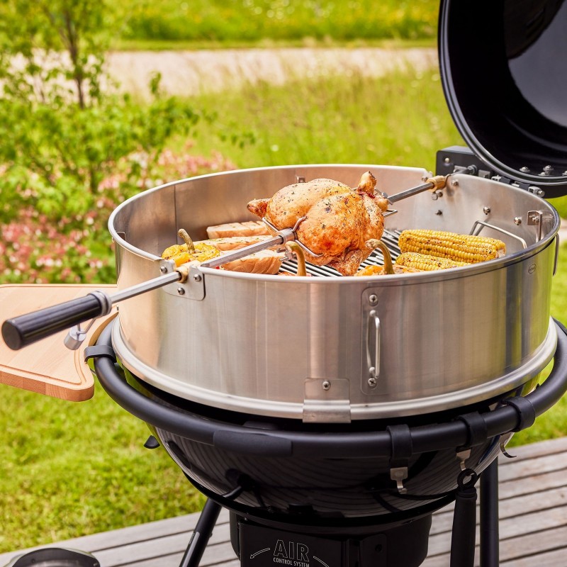 Barbecue Rösle a carbone Kettle N. 1 F60 AIR PRO Vario+ Ø 60 Nero Opaco cod. 250590