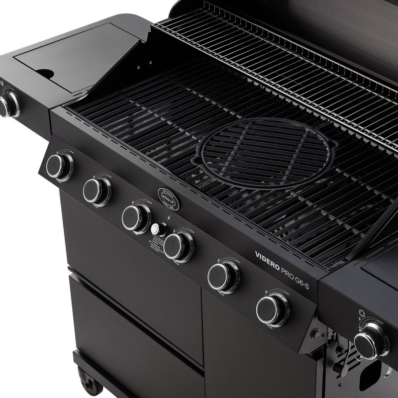 Barbecue Rösle a gas VIDERO PRO G6-S Vario+ Nero cod. 251061