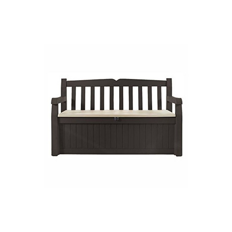 Keter Resin Storage Bench GARDEN BENCH Brown Keter Resin Storage Bench GARDEN BENCH Brown