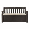Keter Resin Storage Bench GARDEN BENCH Brown