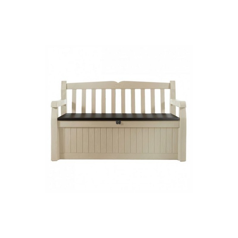 Keter Resin Storage Bench GARDEN BENCH Beige