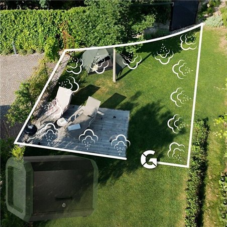 KIT for Stocker Geyser Pro for Gardens from 50 to 100 m