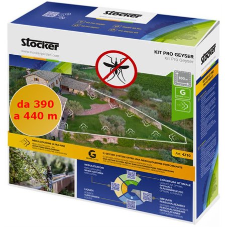 Stocker KIT 2026 per Geyser Pro per Giardino da 390 a 440 m