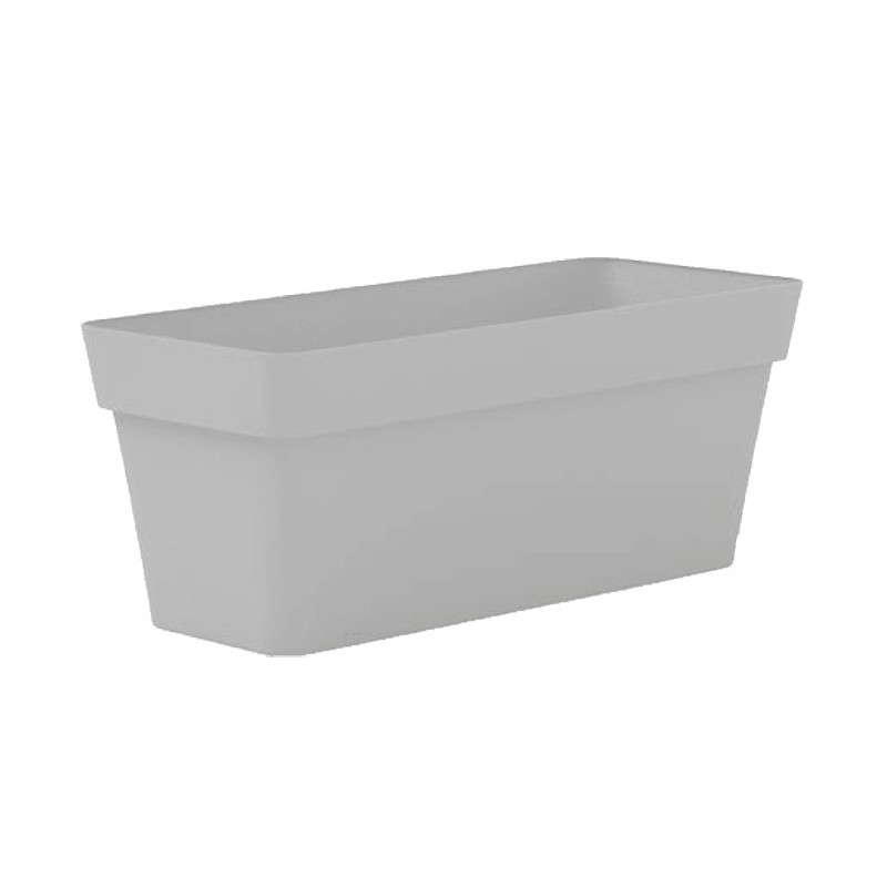 Fioriera Rettangolare Cleo 60 Cm Colore Avana | Vaso Per Esterno E Interno | Resistente UV E Gelo | AMDGarden