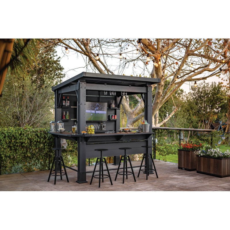 Keter BAR Signature Gazebo Walnut